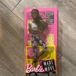 (Black) Barbie Made to Move Yoga Doll
